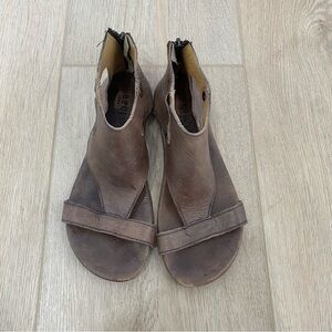Bed Stu Soto Brown Leather Sandals